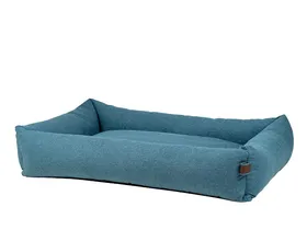 Fantail Snug hondenmand Cosmic Blue, vier randen voor nestelen orthopedisch schuim