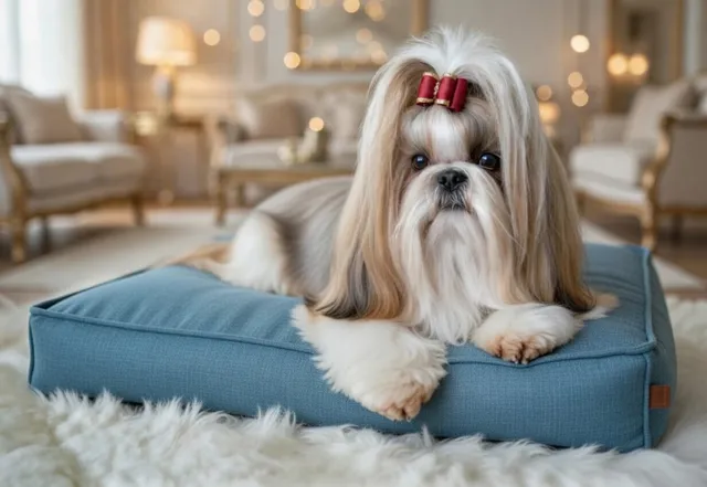 Fantail Stargaze hondenmatras Cosmic Blue - plat orthopedisch kussen bij Bopets